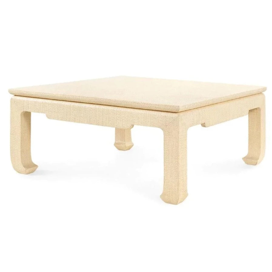 Bethany Large Square Coffee Table in Natural Twill