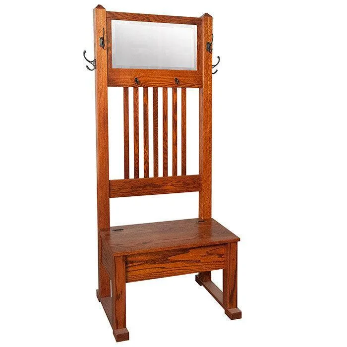 Twin Amish Hall Seat