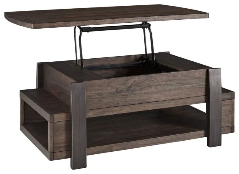 Vailbry Lift Top Cocktail Table Brown by Ashley Furniture