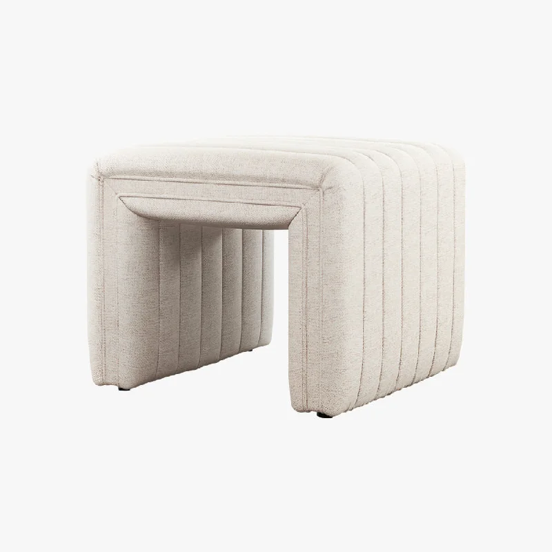 San Marcos Sand Small Ottoman